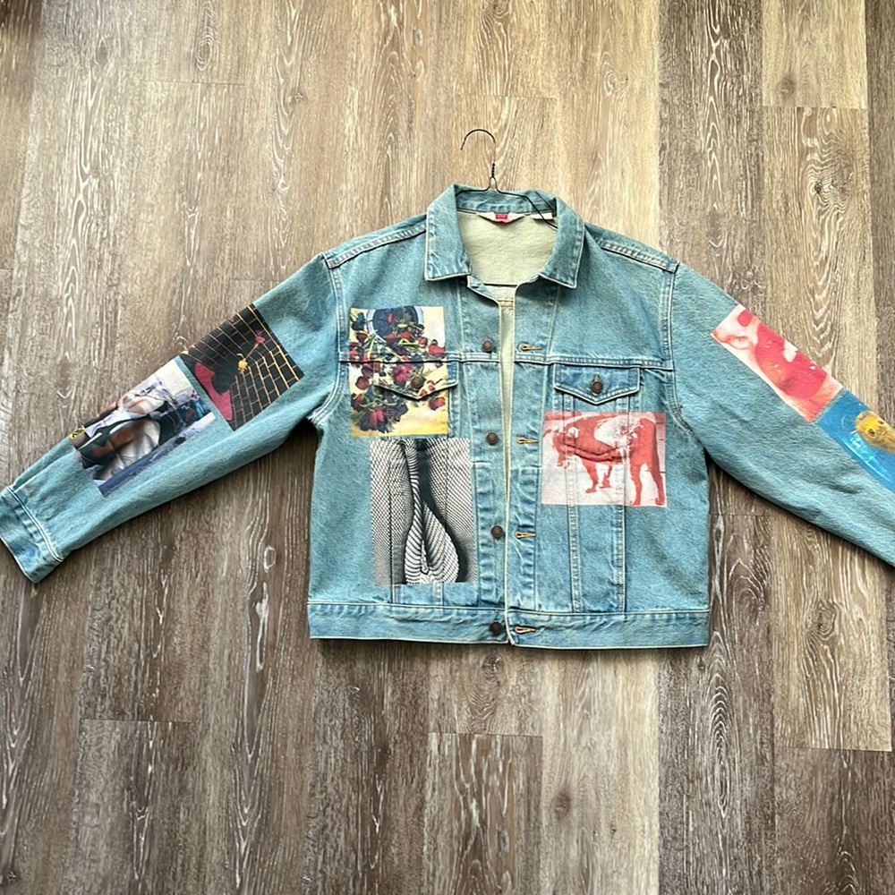 New Supreme Daido Moriyama Blue Denim Trucker Jean Jacket Size M
